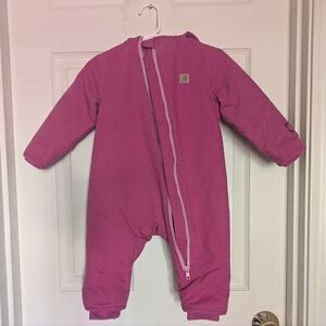 Carhartt Pink Kids One Piece Bodysuit